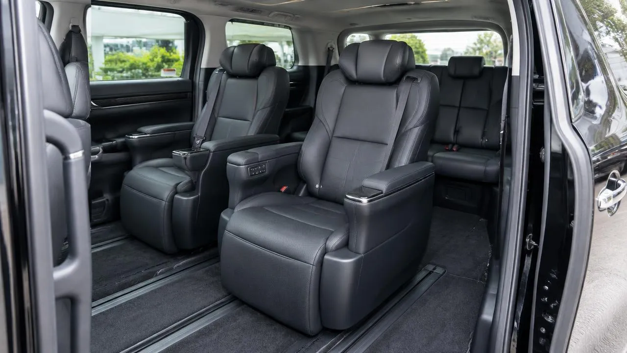 Toyota Alphard — seating and cargo space