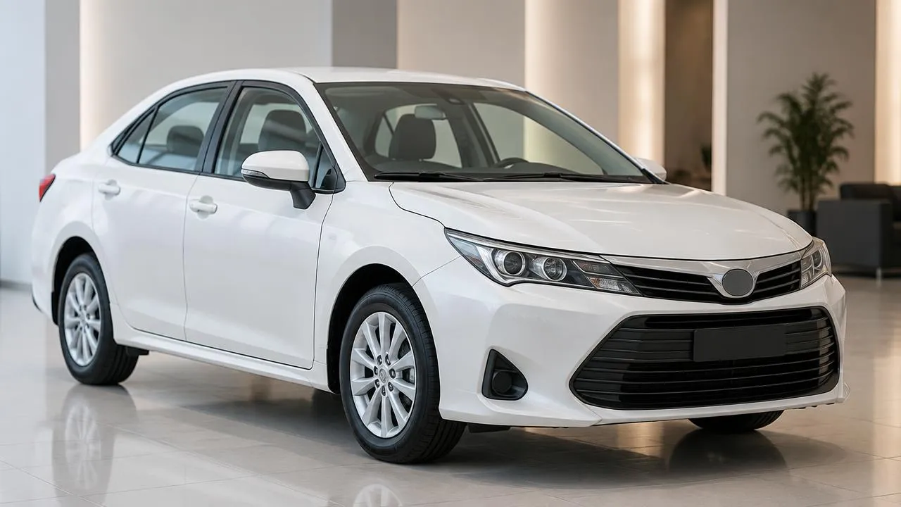 Toyota Corolla Axio — front three-quarter view