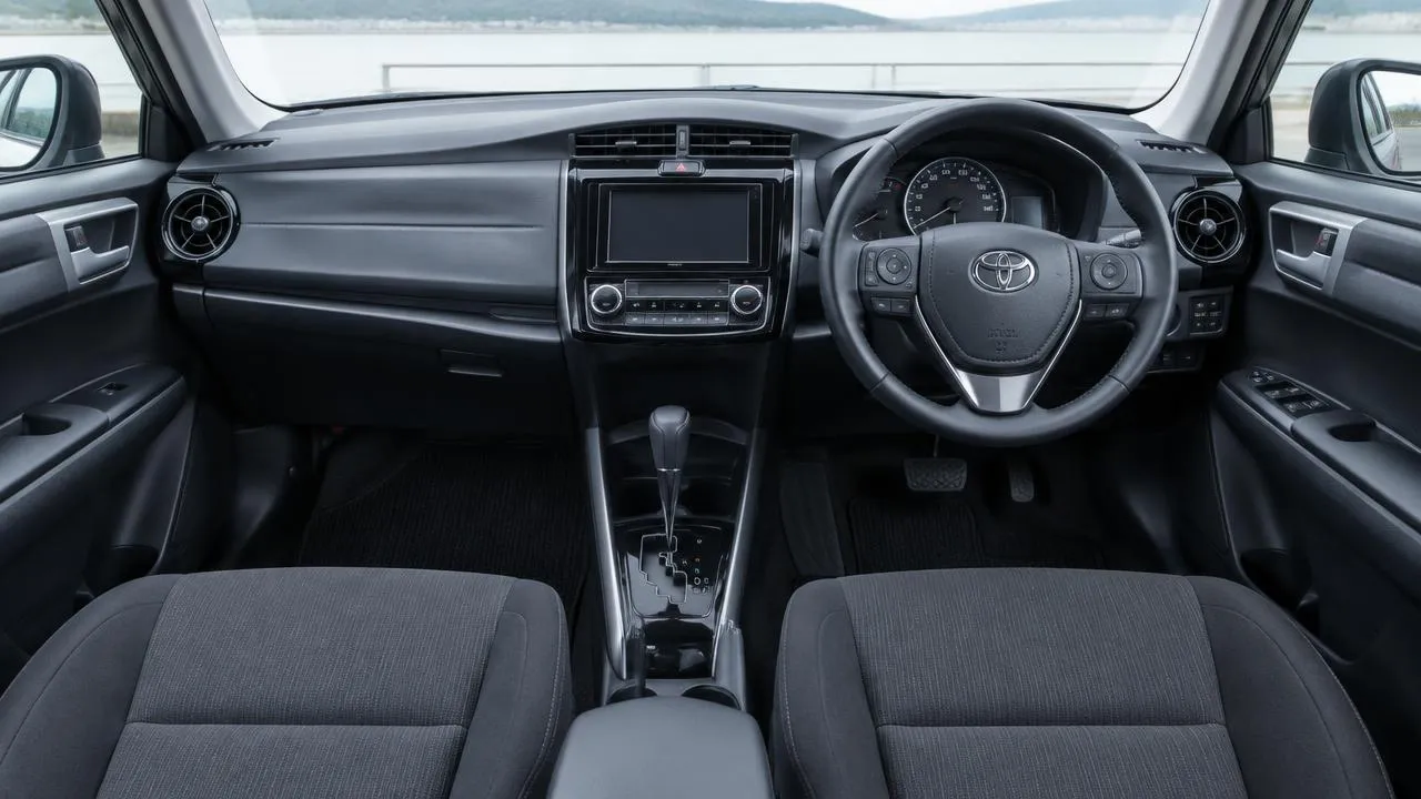 Toyota Corolla Fielder — dashboard and front interior