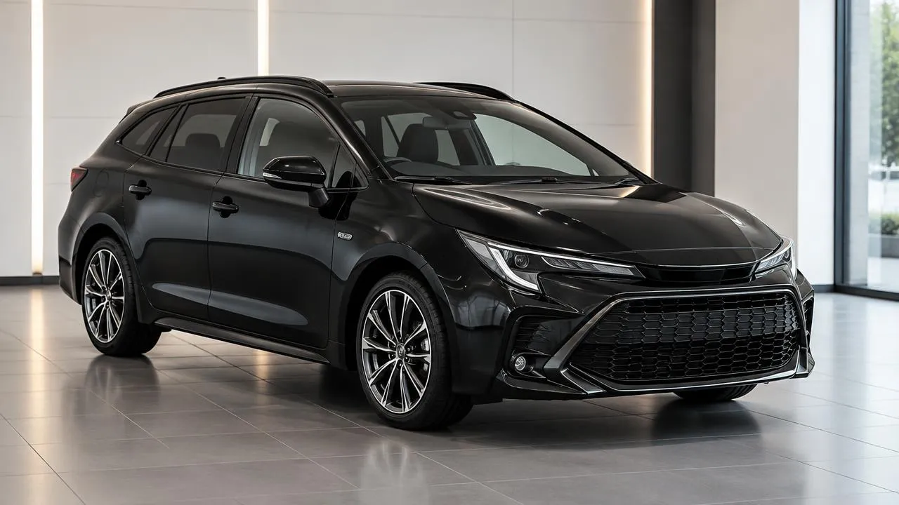 Toyota Corolla Touring — front three-quarter view