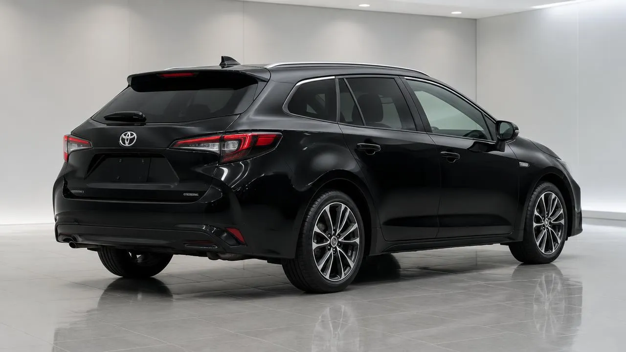 Toyota Corolla Touring — rear three-quarter exterior view