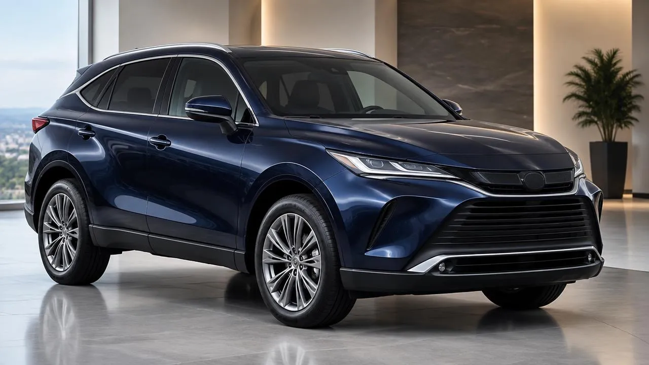 Toyota Harrier — front three-quarter view
