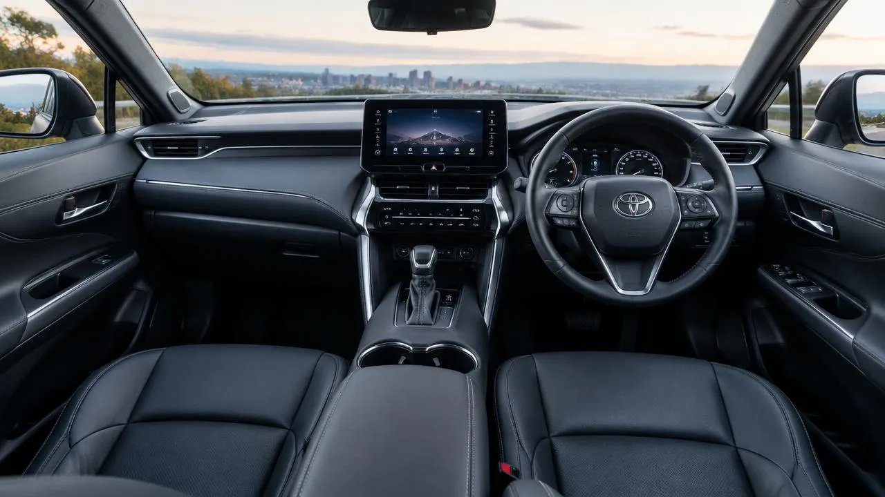 Toyota Harrier — dashboard and front interior