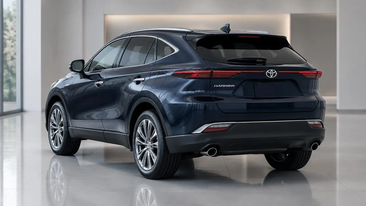 Toyota Harrier — rear three-quarter exterior view