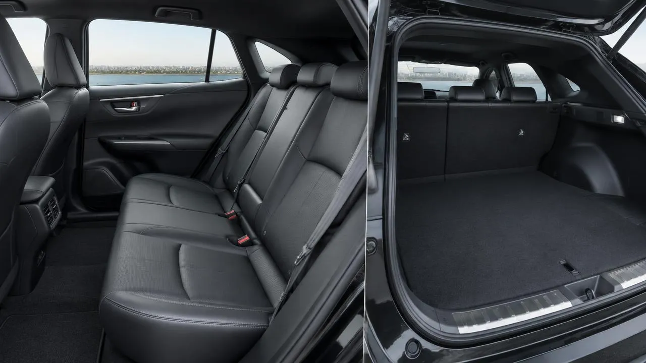Toyota Harrier — seating and cargo space