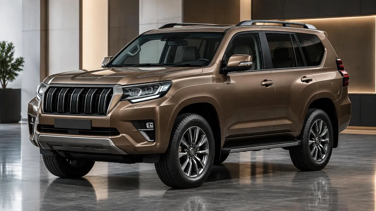 Toyota Land Cruiser Prado — front three-quarter view