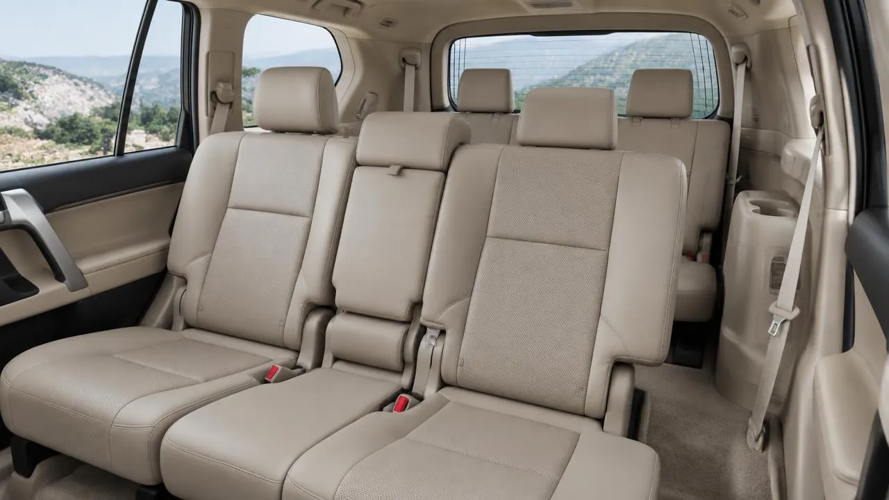 Toyota Land Cruiser Prado — seating and cargo space