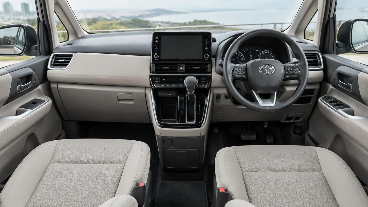 Toyota Noah — dashboard and front interior