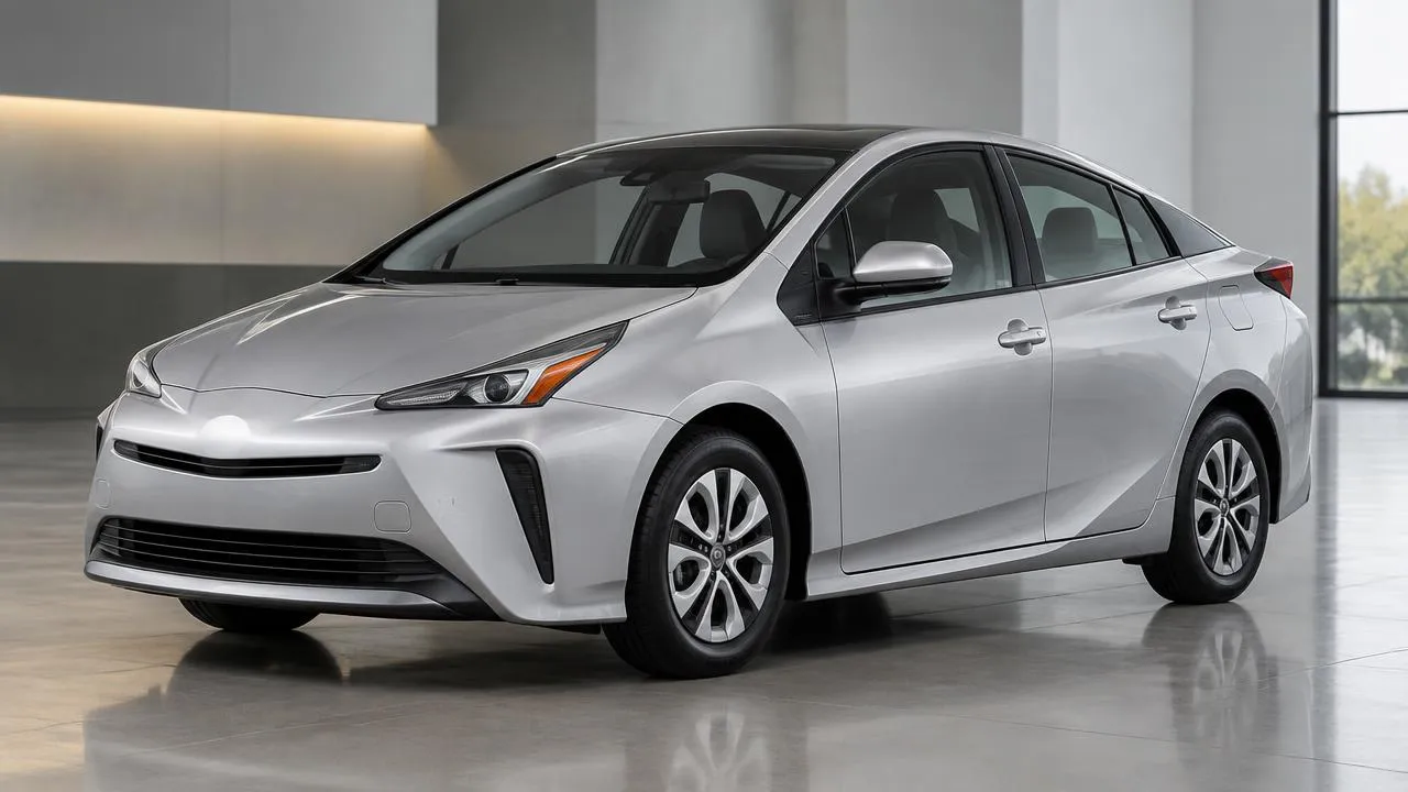 Toyota Prius — front three-quarter view
