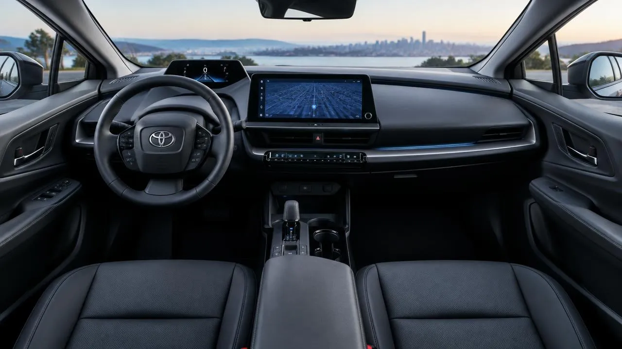 Toyota Prius — dashboard and front interior