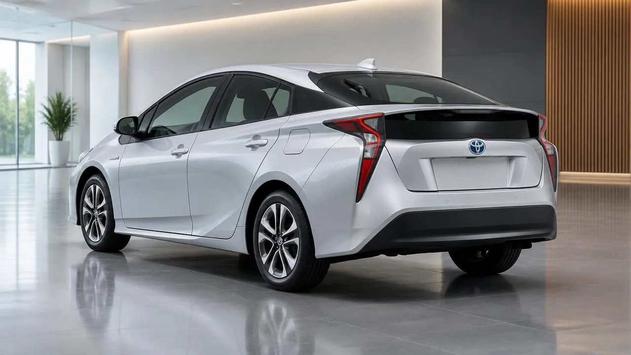 Toyota Prius — rear three-quarter exterior view