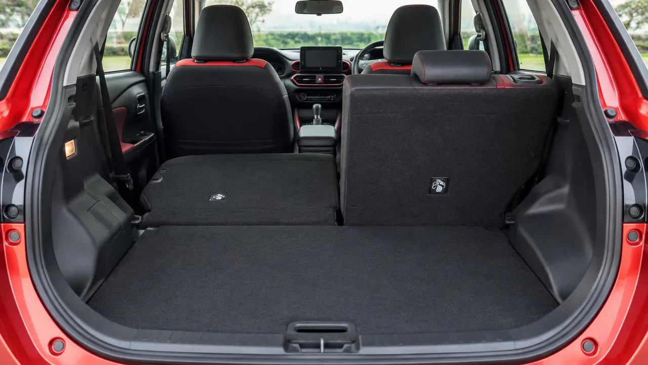 Toyota Raize — seating and cargo space