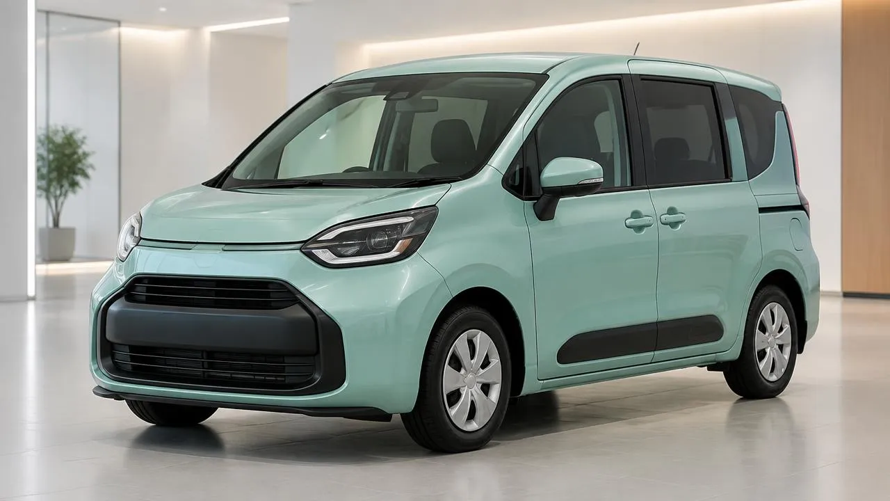 Toyota Sienta — front three-quarter view