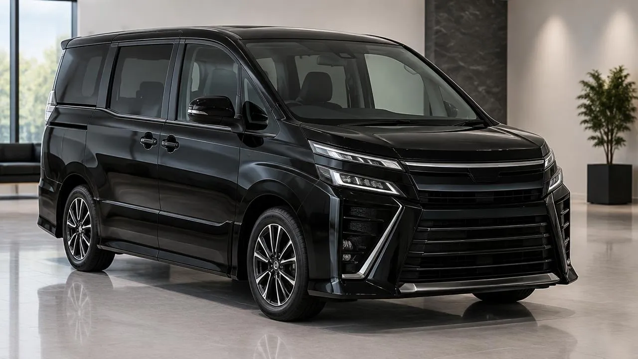 Toyota Voxy — front three-quarter view