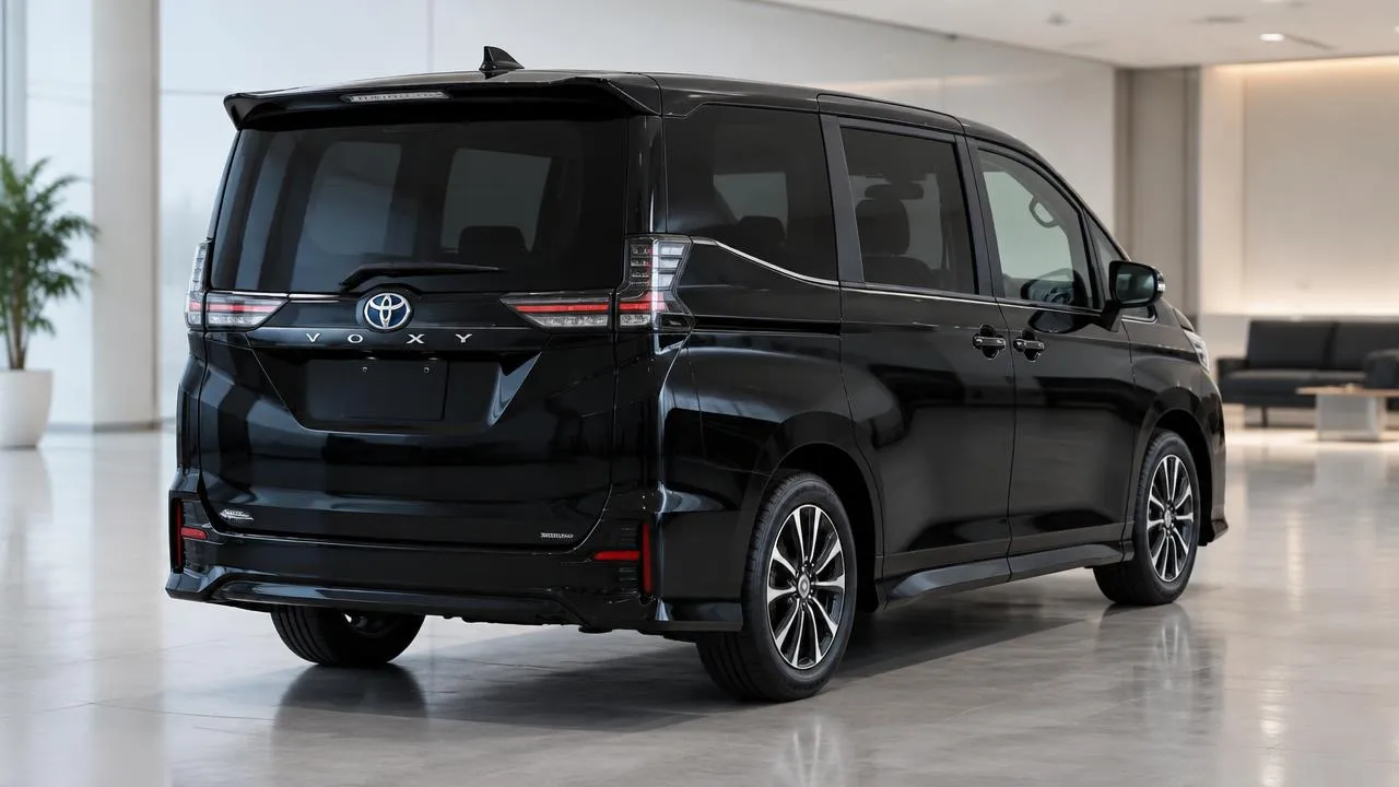 Toyota Voxy — rear three-quarter exterior view