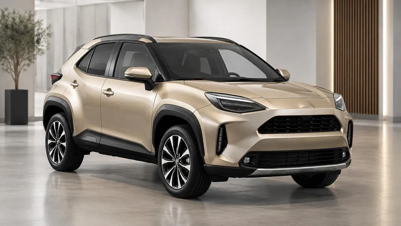 Toyota Yaris Cross — front three-quarter view